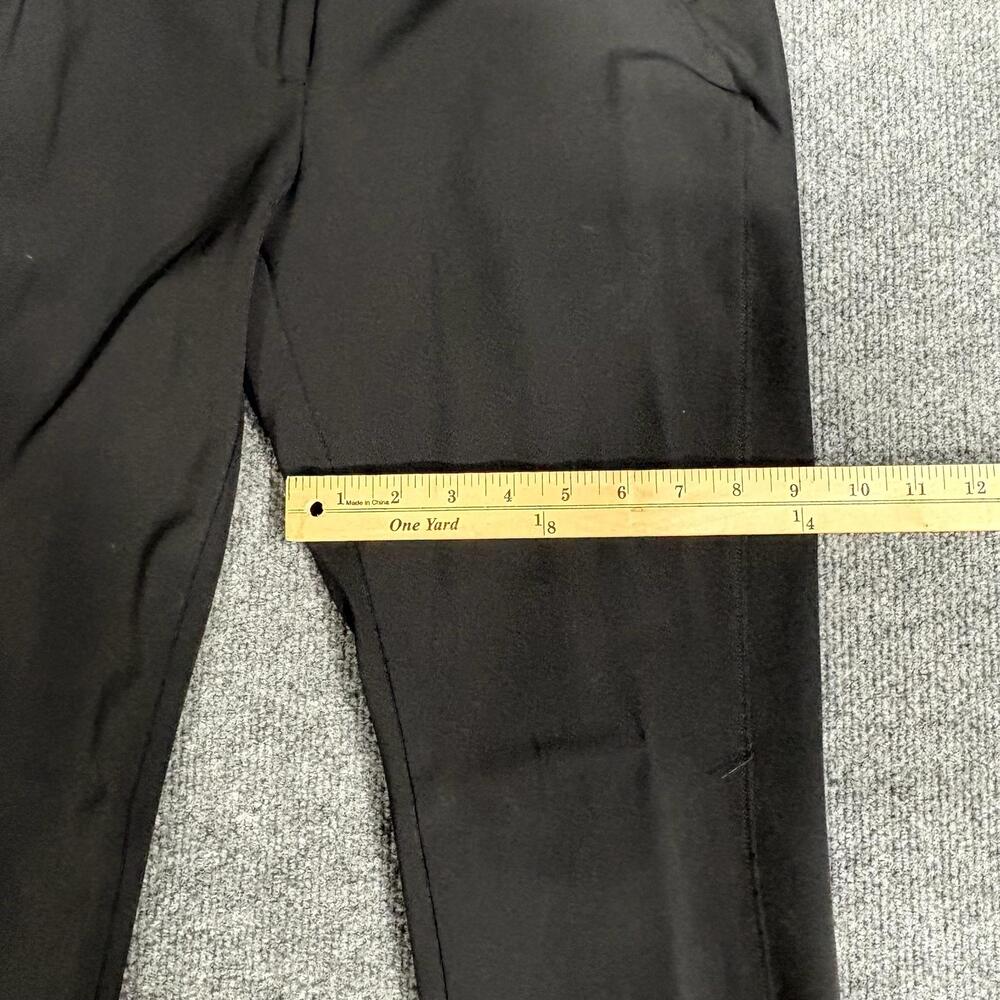 Veronica Beard Pants Womens 8 Black Ponte Scuba Leggings Knit Pull On Stretch - Picture 8 of 13